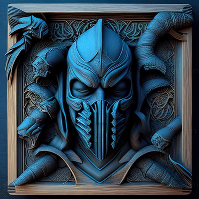 3D модель Игра Mortal Kombat Mythologies Sub Zero (STL)